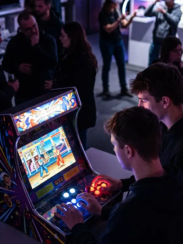 Rétro gaming : animation Laser Fun Game